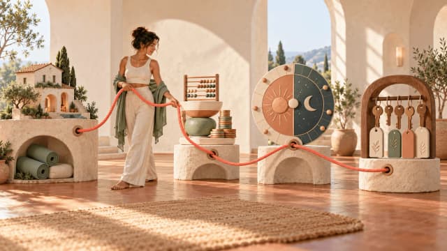 How to organise a yoga retreat with a host planning venue, budget, schedule and bookings